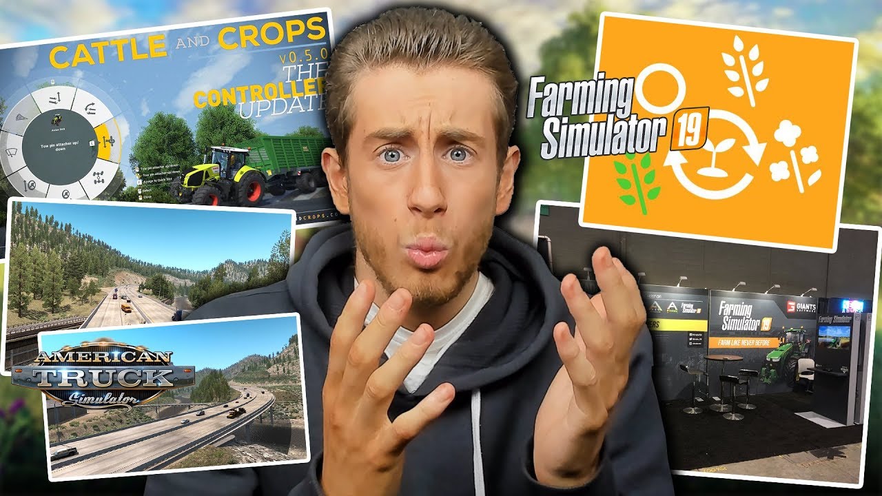 MASSIVE SEASONS MOD Changes FS19 / INCREDIBLE ATS Mod Map / CNC Tractor Controls / ETS2 Teasers!