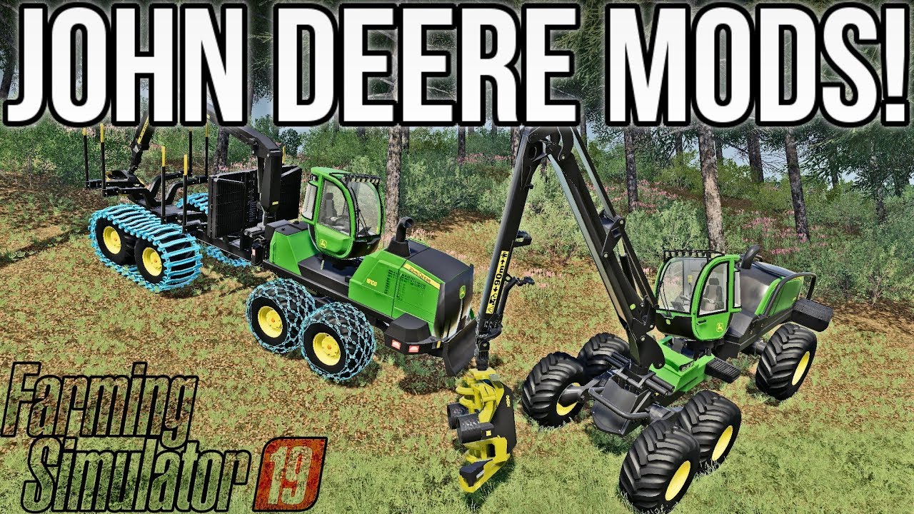 NEW JOHN DEERE MODS FOR FARMING SIMULATOR 19! + Many Other Mods!
