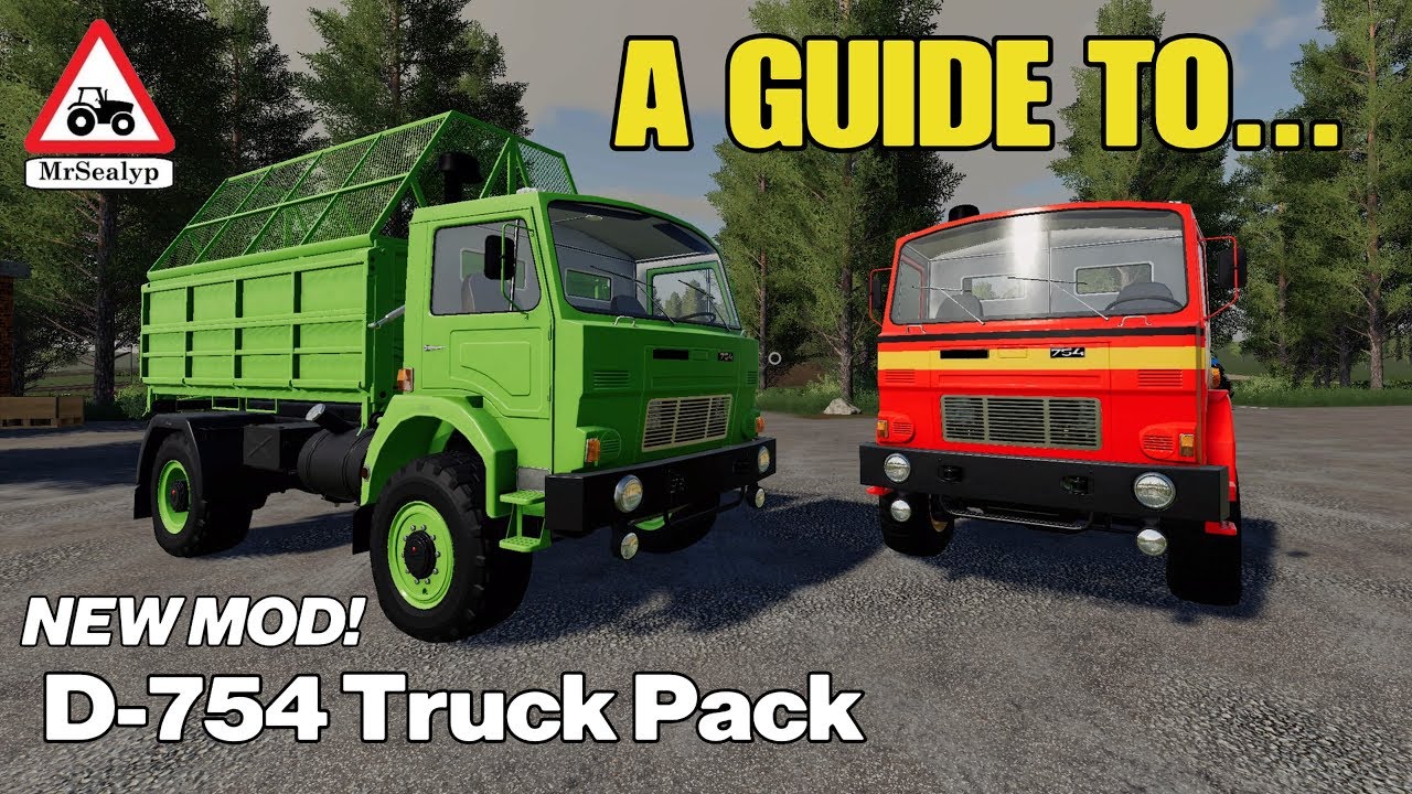 A GUIDE TO... D-754 Truck Pack, NEW MOD! Farming Simulator 19, PS4, Assistance!