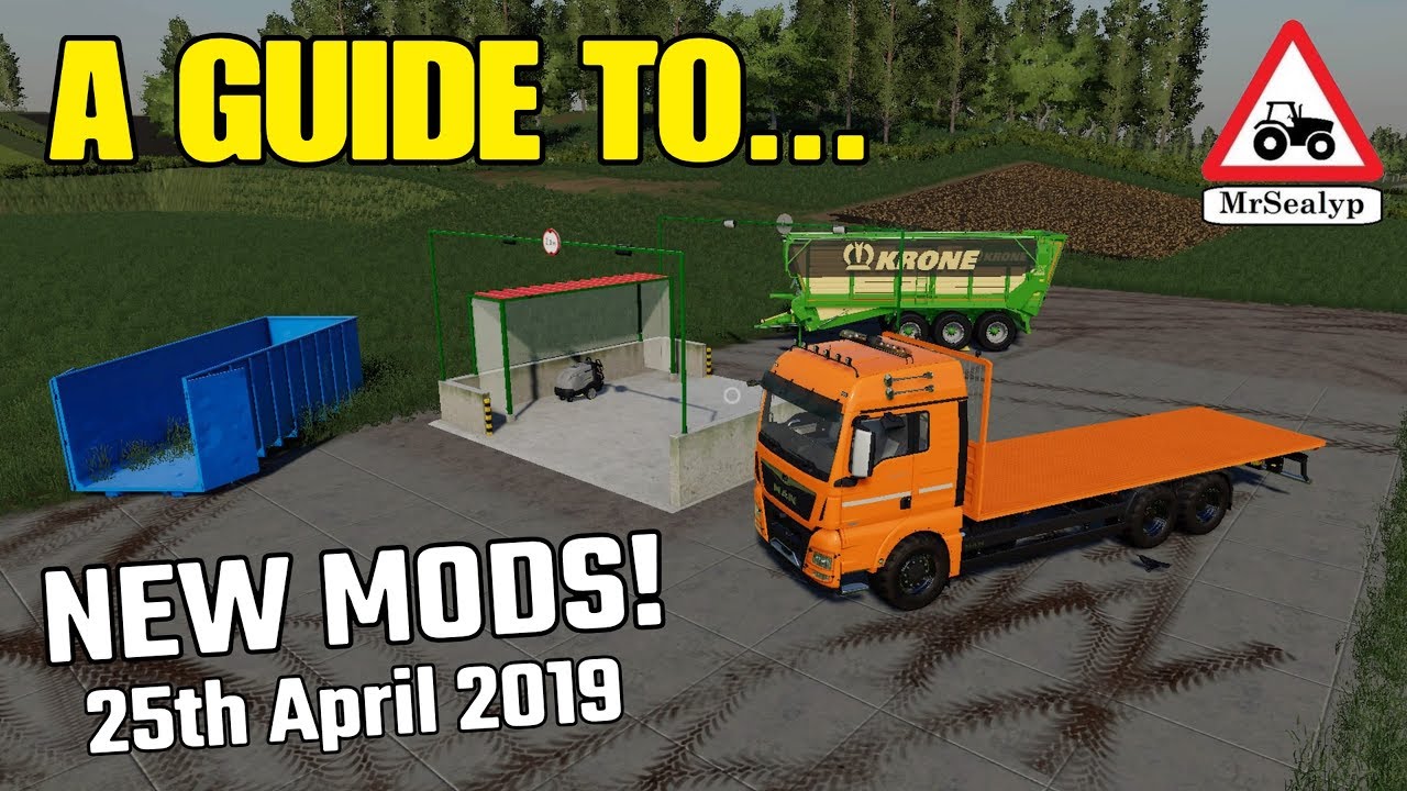 A GUIDE TO... NEW MODS! 25th April 2019, Farming Simulator 19, PS4, Assistance!