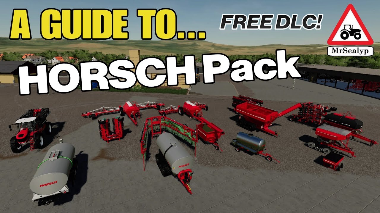 A Guide to… HORSCH Pack. FREE DLC! Farming Simulator 19, PS4. Assistance! NEW MODS!