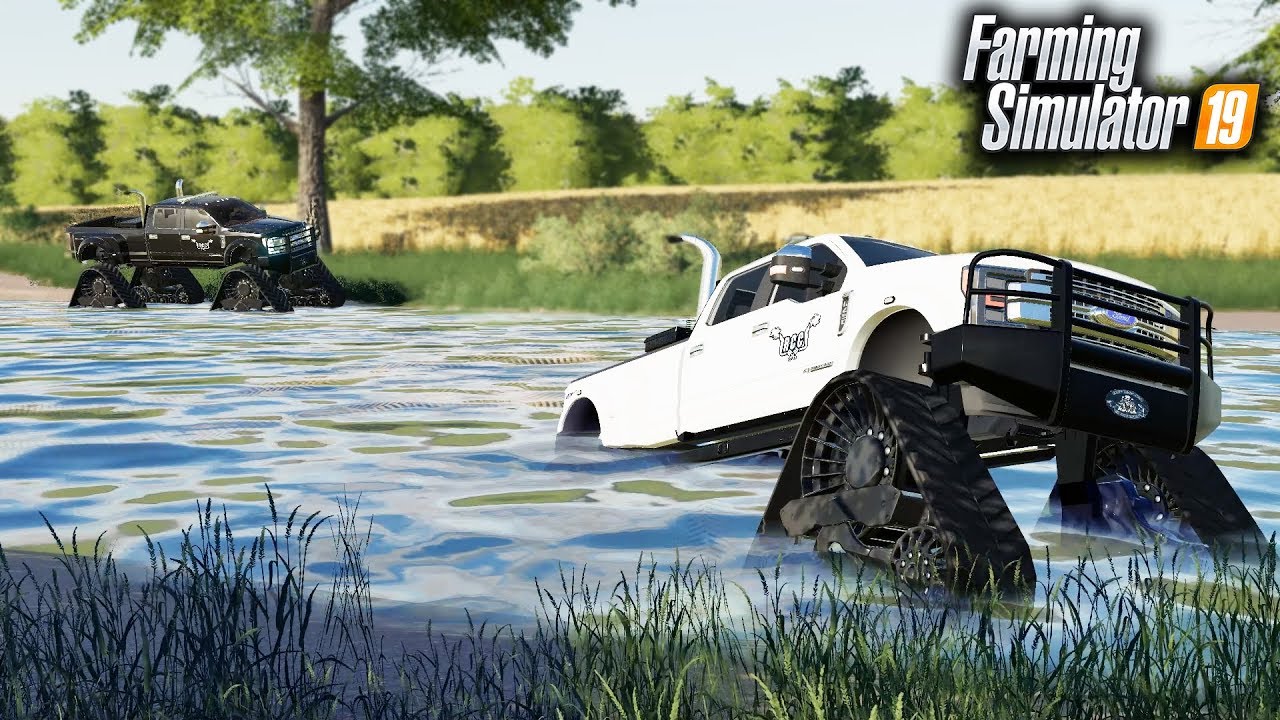 FS19- MEGA "FORDZILLA" DEEP WATER-CROSSING & ROCK CLIMBING! (RCC)