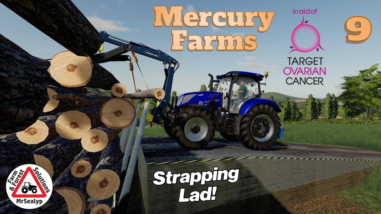 Mercury Farms, #9, Farming Simulator 19, PS4, Strapping Lad! Let's Play. ALiEN JiM.