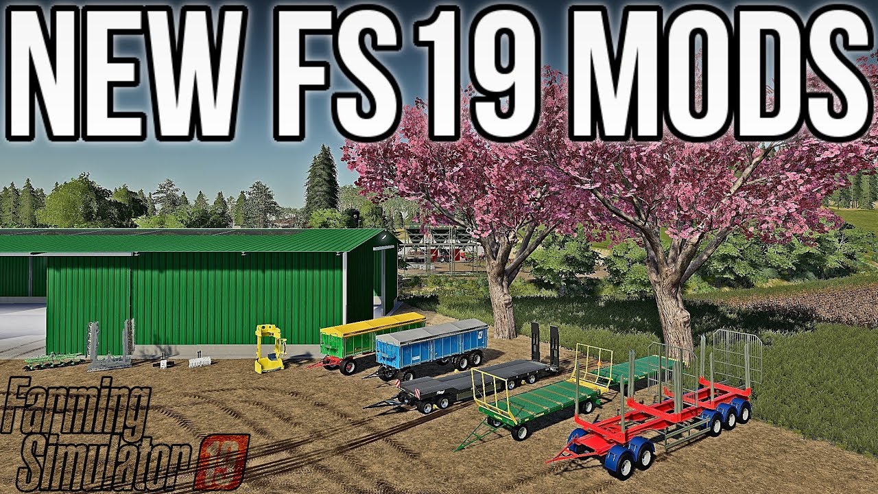 NEW JOHN DEERE LOOGING MOD + LOTS OF NEW & UPDATED MODS FOR FS19!