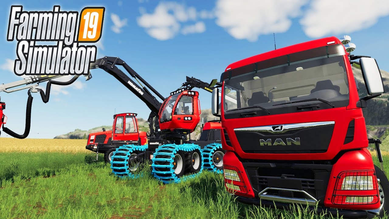 ЛЕСОЗАГОТОВКА В FARMING SIMULATOR 19