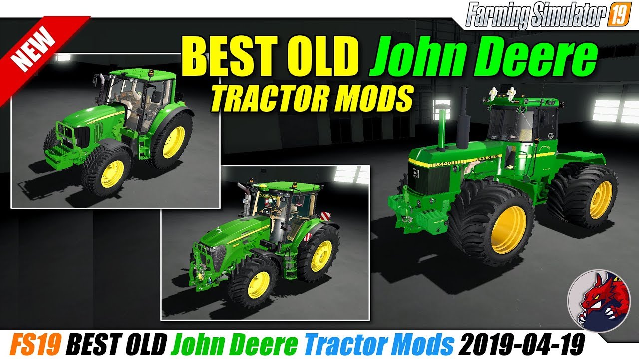 FS19 | BEST old JOHN DEERE tractor mods (2019-04-19) - review
