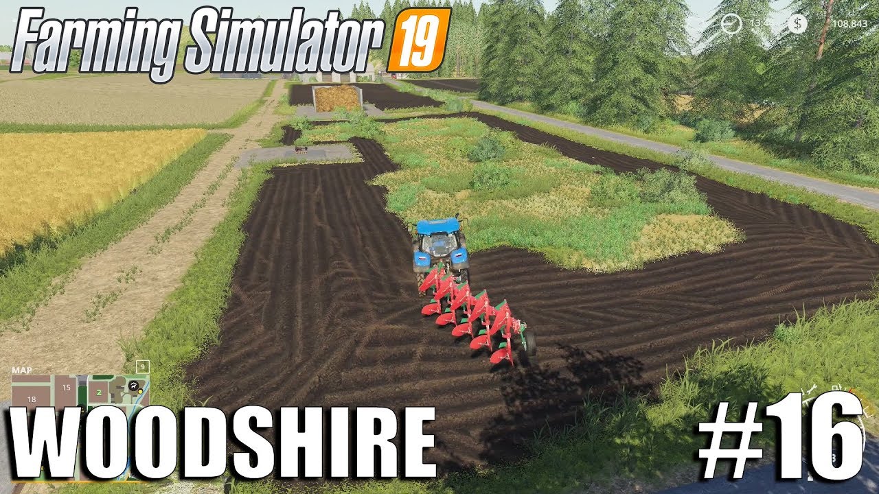 Plowing The Forest - Woodshire Timelapse #16 | Farming Simulator 19 Timelapse