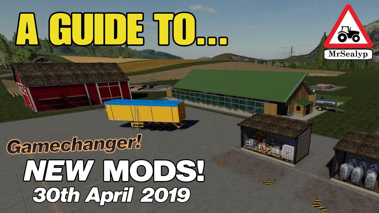 A GUIDE TO... Gamechanger! NEW MODS! 30th April 2019, Farming Simulator 19, PS4, Assistance!