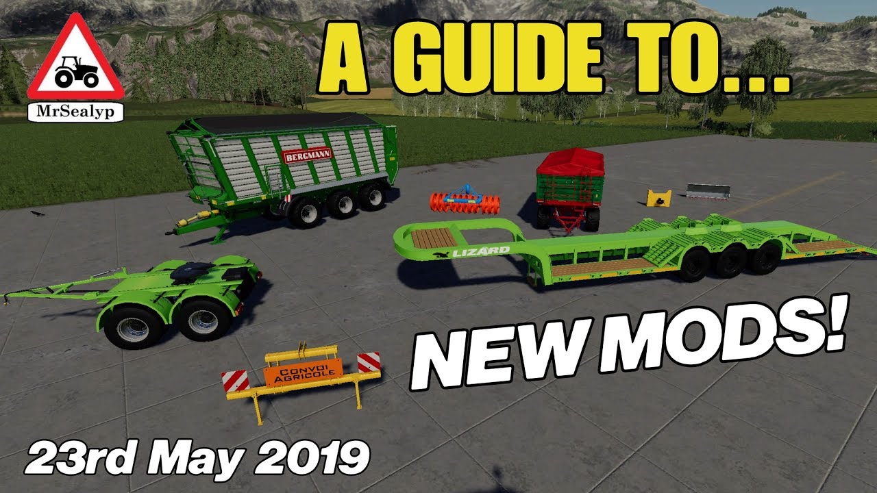 A GUIDE TO... NEW MODS! 23rd May 2019. Farming Simulator 19, PS4, Assistance!