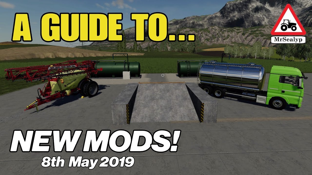 A GUIDE TO... NEW MODS! 8th May 2019, Farming Simulator 19, PS4, Assistance!