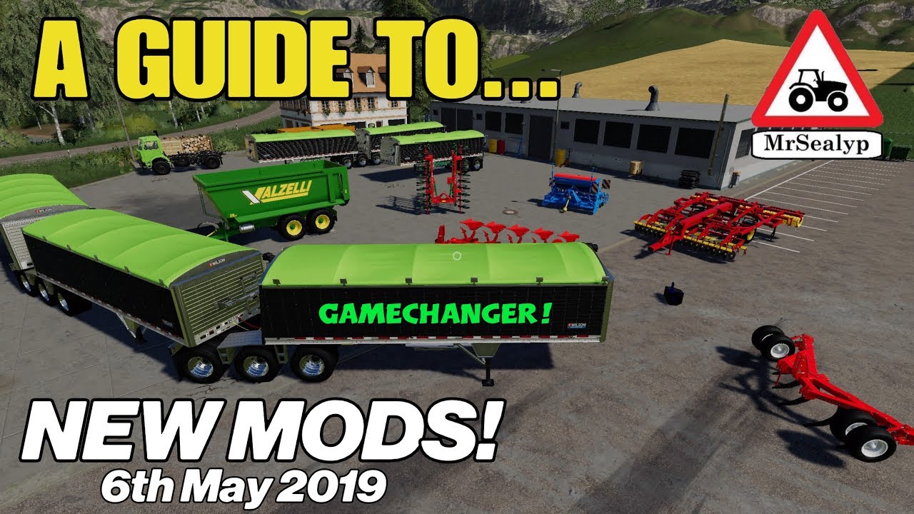A GUIDE TO... NEW MODS! (Gamechanger!) 6th May 2019, Farming Simulator 19, PS4, Assistance!