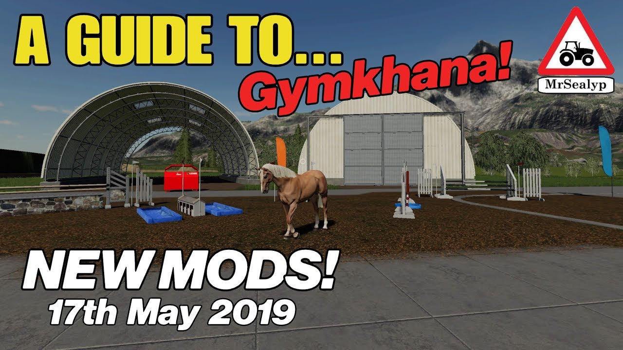 A GUIDE TO... NEW MODS! (Gymkhana!) 17th May 2019. Farming Simulator 19, PS4, Assistance!