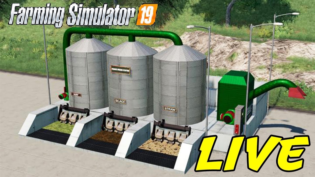 FARMING SIMULATOR 19 #168 LIVE - MOD FORAGE MIXING STATION - GAMEPLAY ITA
