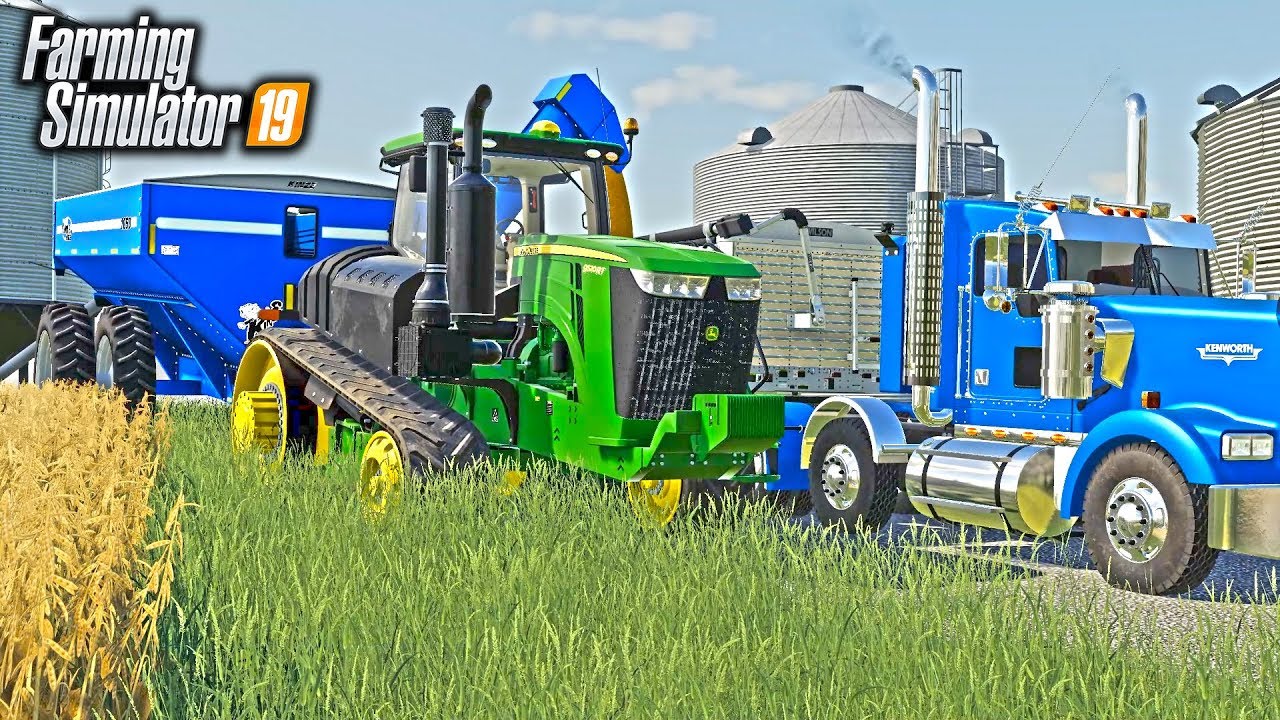 FS19- FIRST JOHN DEERE 9RT IN FARMING SIMULATOR! (EQUIPMENT DEALER DEMO)