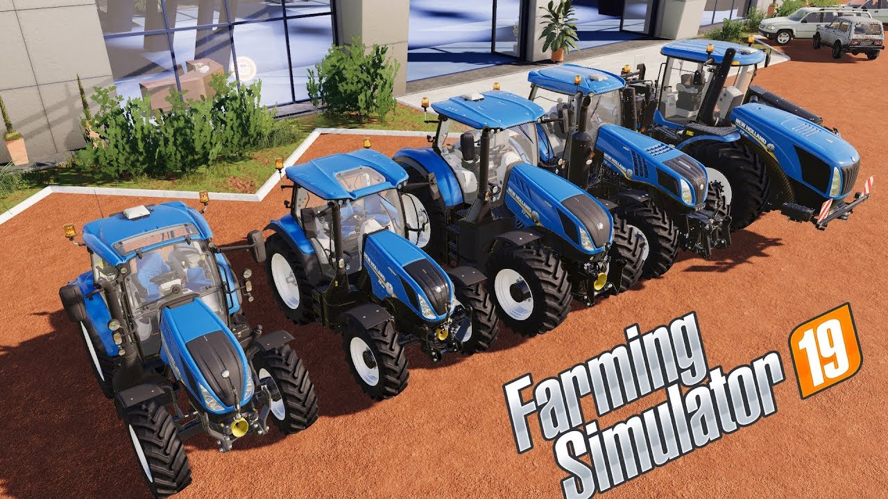 Farming Simulator 19 | ALL NEW HOLLAND T SERIES TRACTOR !!! - FARM 2019 -
