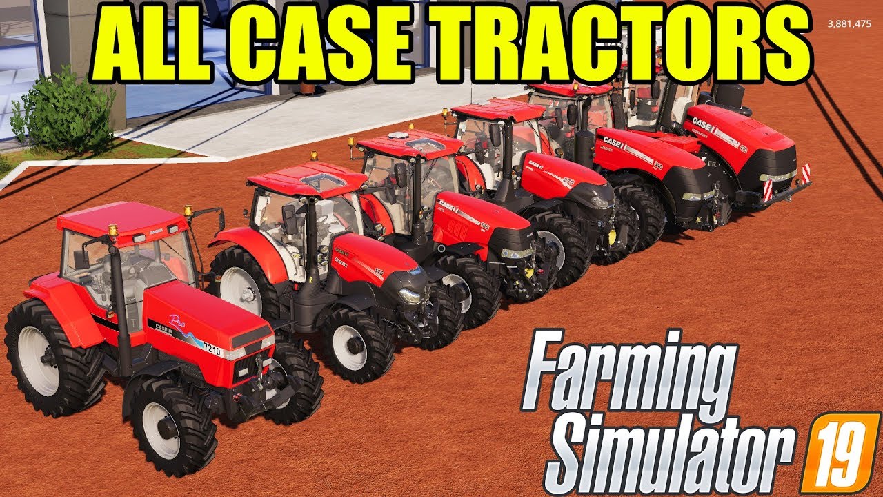 Farming Simulator 19 : ALL OFFICIAL CASE TRACTOR SERIES - FARM 2019