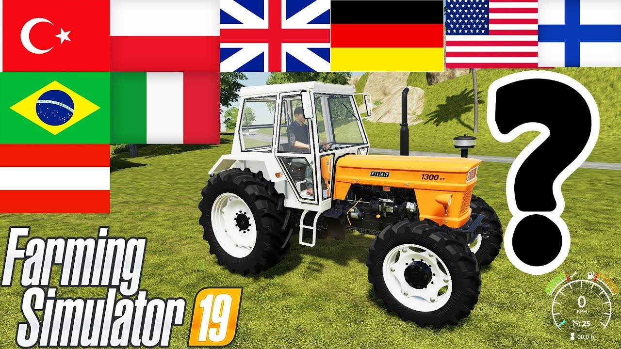 Farming Simulator 19 : WHICH TRACTOR ? WHICH COUNTRY ? | Guess Time !!!