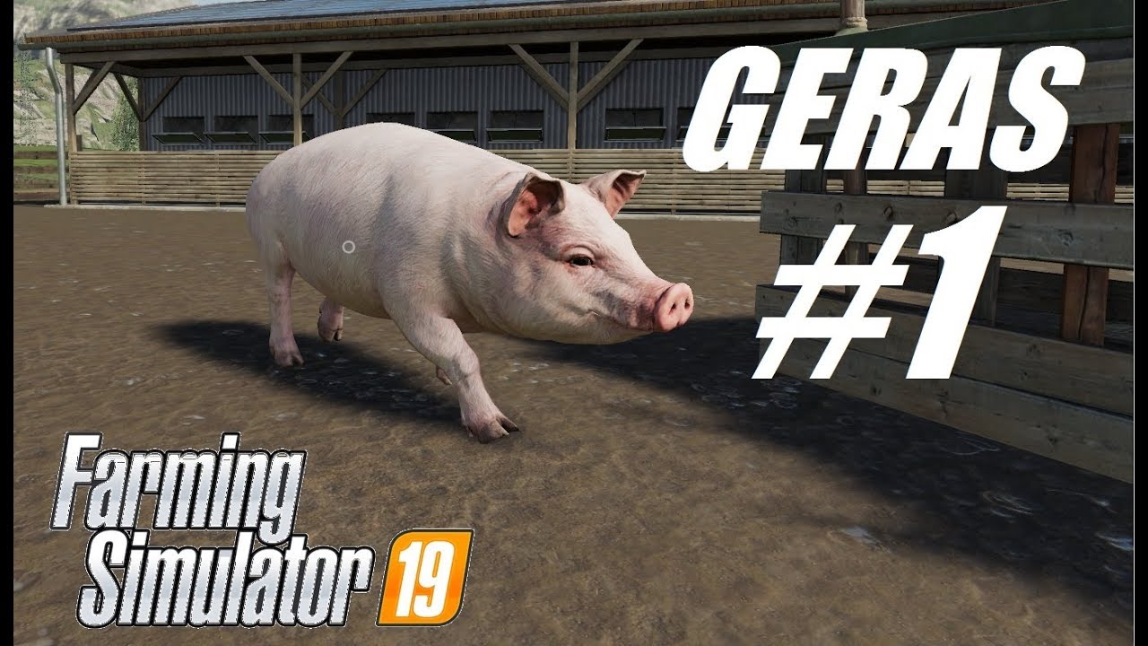 Farming Simulator 2019 #1 Разбираемся, как выращивать свиней