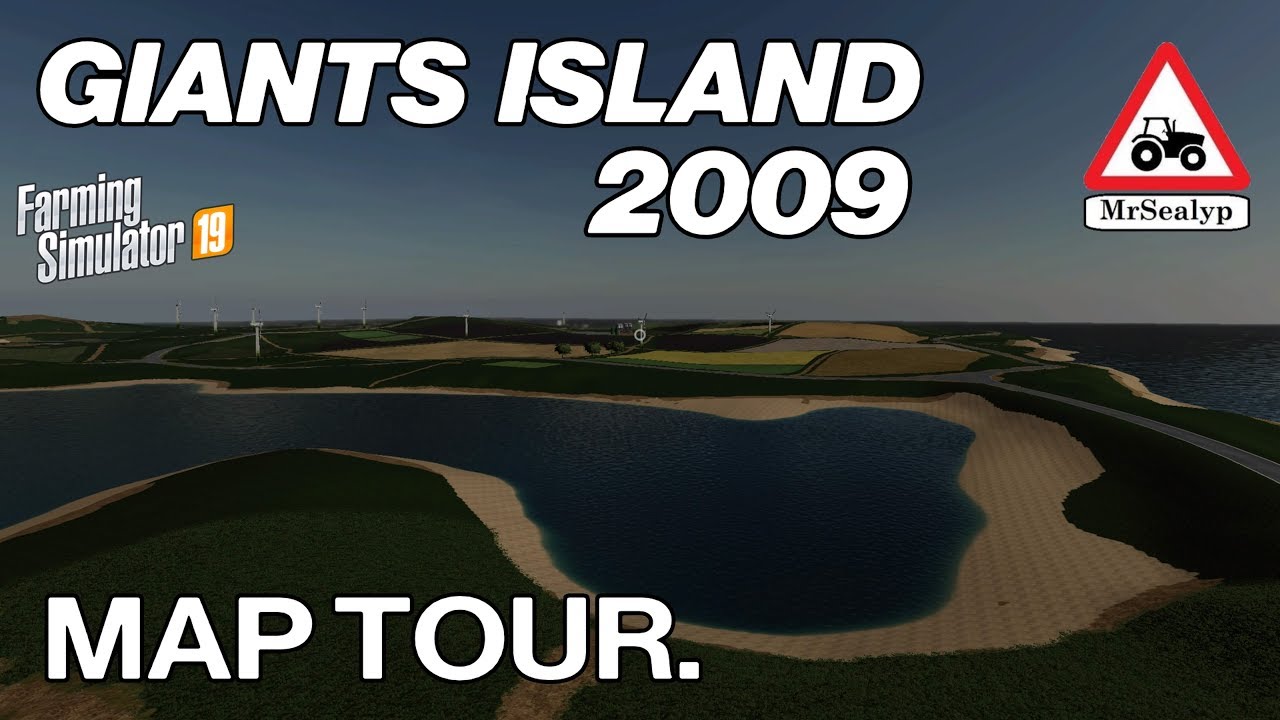 GIANTS ISLAND 2009, MAP TOUR! Farming Simulator 19, PS4, NEW FS19 Mod Map!