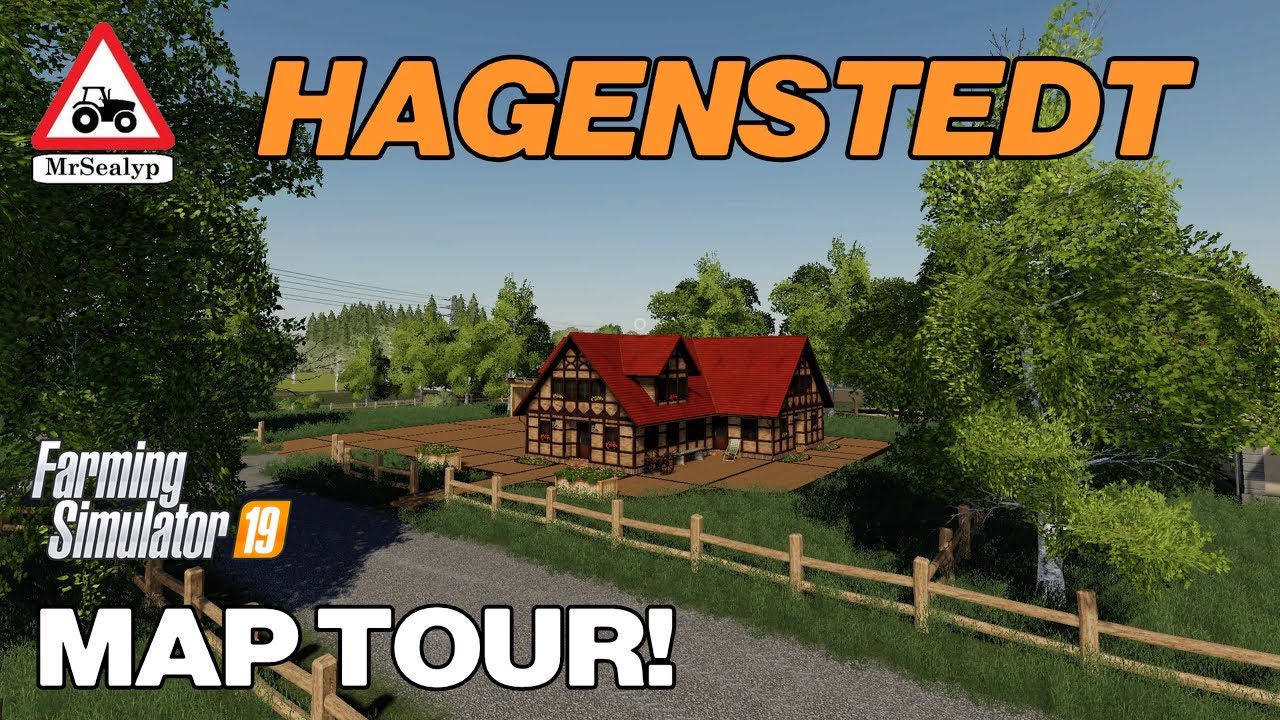 HAGENSTEDT, MAP TOUR! Farming Simulator 19, PS4, New FS19 Mod Map!