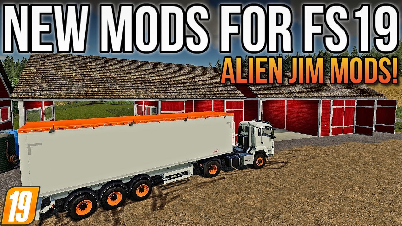 MERCURY SHED PACK + LARGEST TRAILER IN THE GAME! | FS19 New Mods