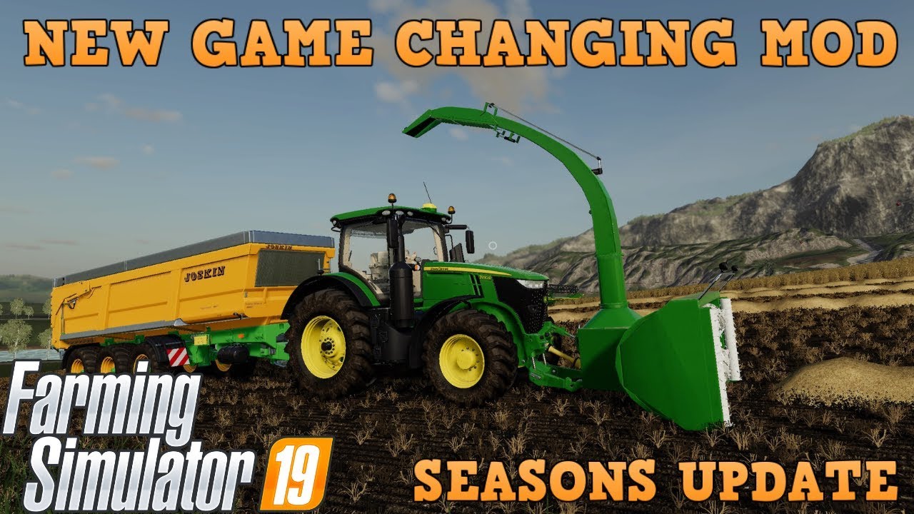 NEW GAME CHANGING MOD PLUS SEASONS UPDATE | Farming Simulator 19