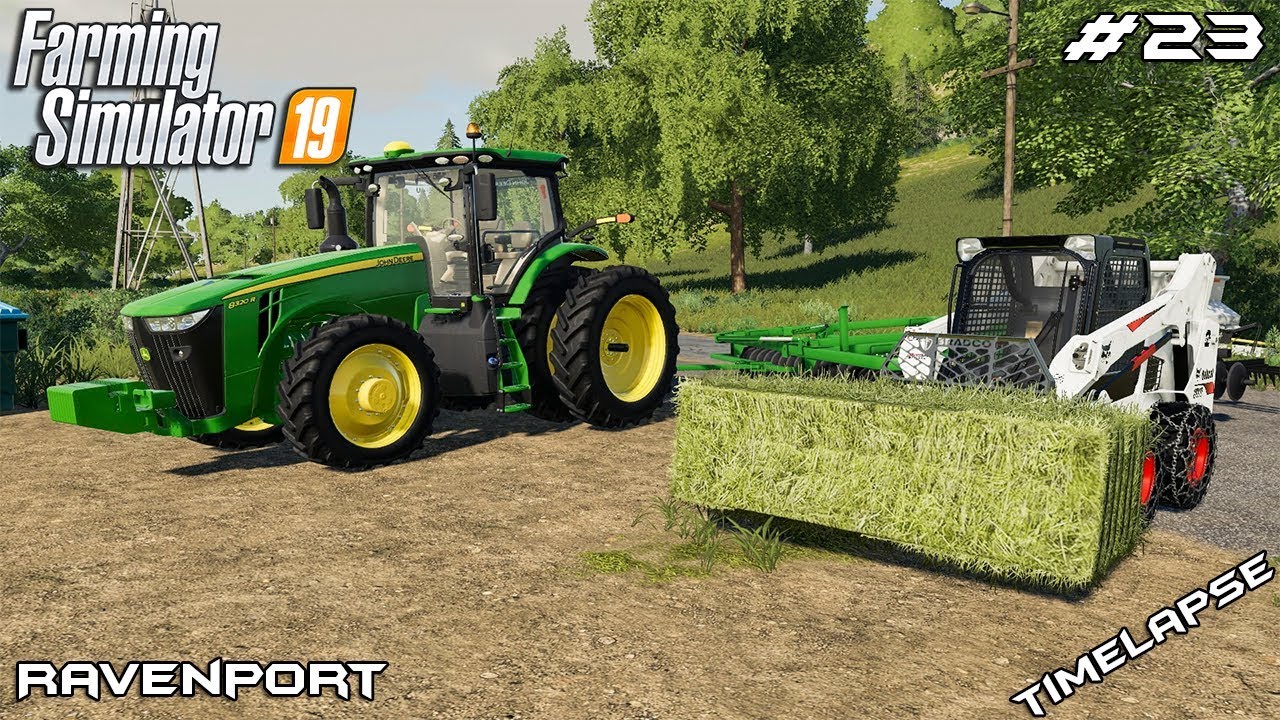 New green tractor! | Animals on Ravenport | Farming Simulator 19 | Episode 23