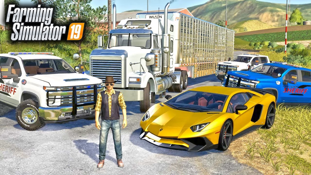 POLICE BUST! ARRESTING MR. CHOW & HIS $1.5 MILLION CHICKEN BUSINESS | FARMING SIMULATOR 2019