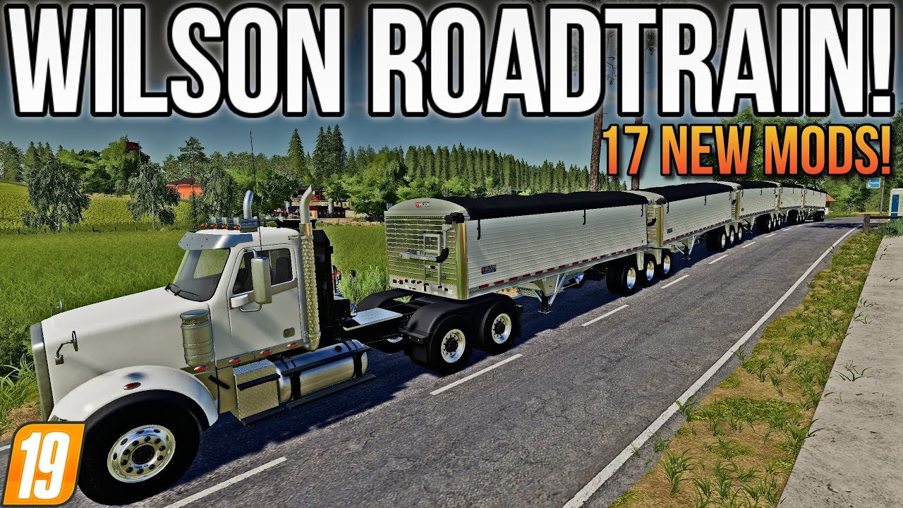 WILSON ROADTRAIN, MERCURY FARMS UPDATE! | 17 New Mods For FS19!