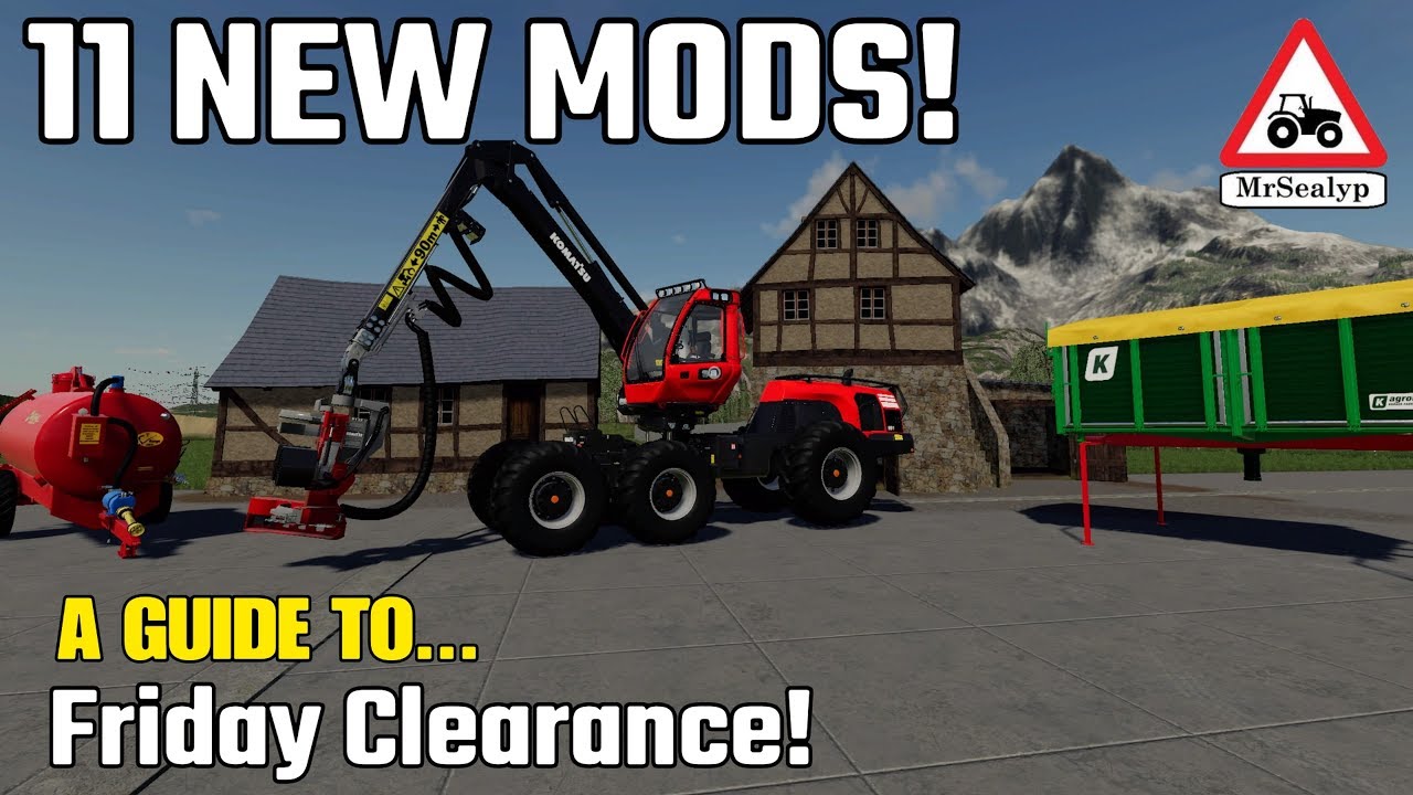 A GUIDE TO... 11 NEW MODS! 7th June 2019, Farming Simulator 19, PS4, Assistance!