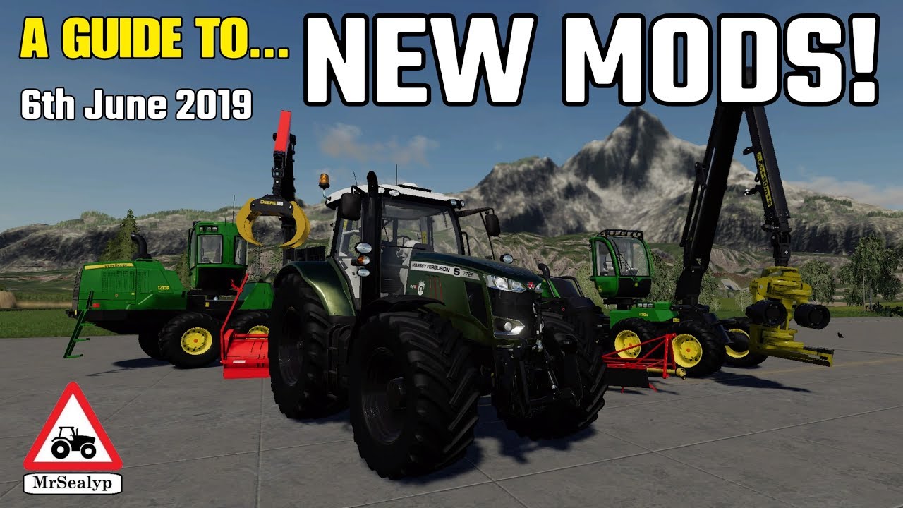 A GUIDE TO... NEW MODS! 6th June 2019. Farming Simulator 19, PS4, Assistance!