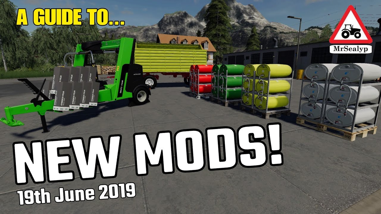 A Guide to... NEW MODS! 19th June 2019. Farming Simulator 19, PS4, Assistance!