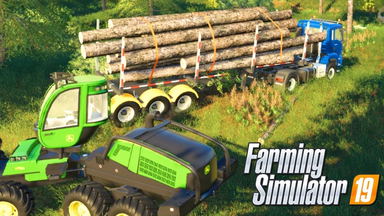 BIG MONEY LOG HAULING! | Episode 4 | Farming Simulator 19