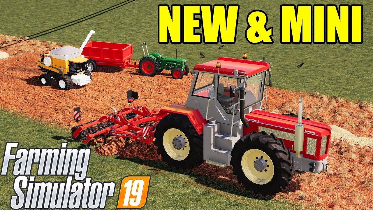 Farming Simulator 19 : NEW TRACTOR : Schlüter 2500 VL & Mini Farming !!!