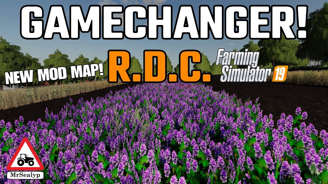 GAMECHANGER, R.D.C. FS19, NEW MOD MAP! NEW CROPS! Farming Simulator 19, PS4.