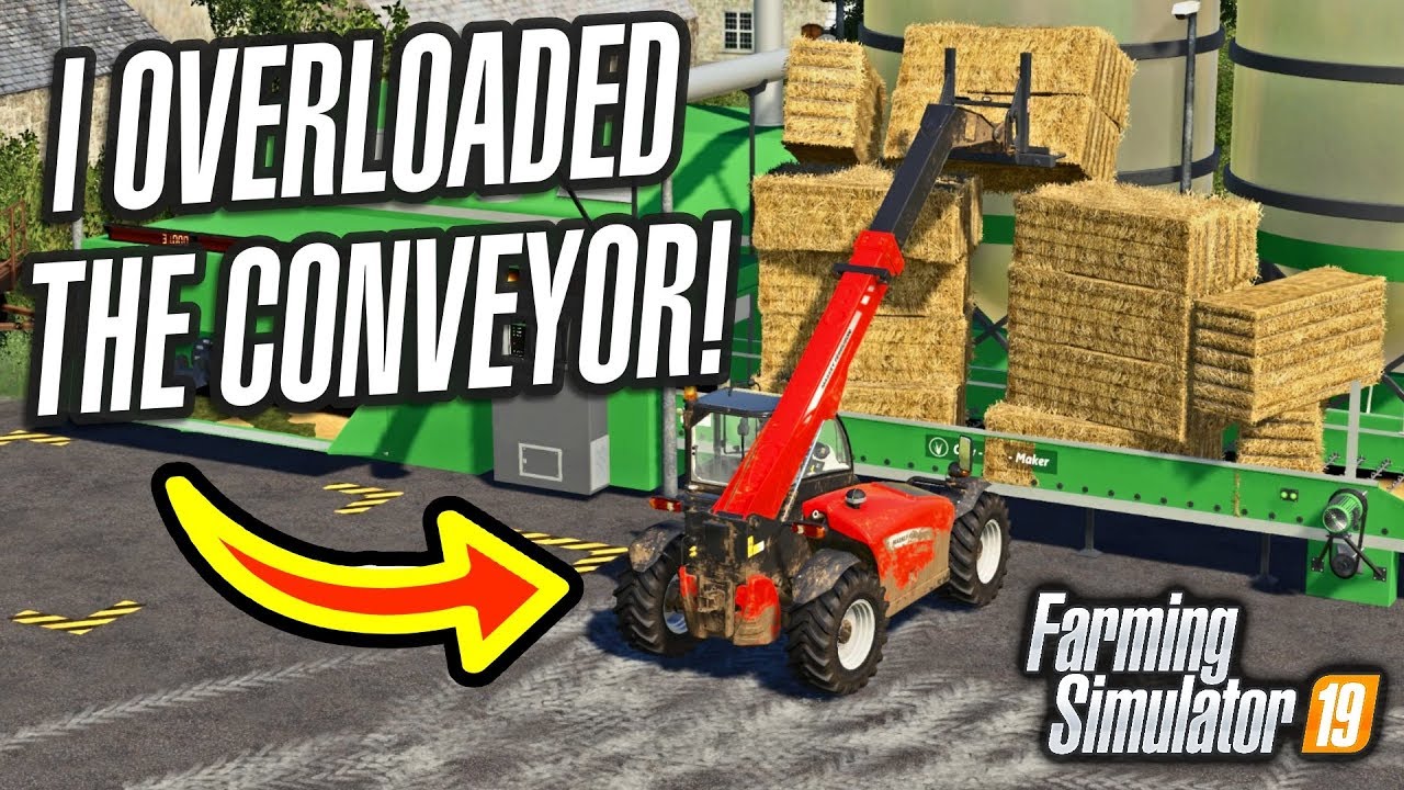 I OVERLOADED THE CONVEYOR!! - Episode 11 | Oakfield Farming Simulator 19
