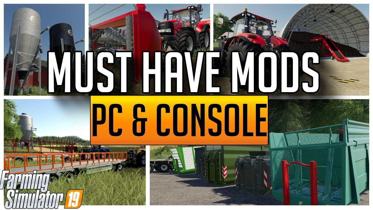 MUST HAVE MODS FOR FARMING SIMULATOR 19 | PC & CONSOLE