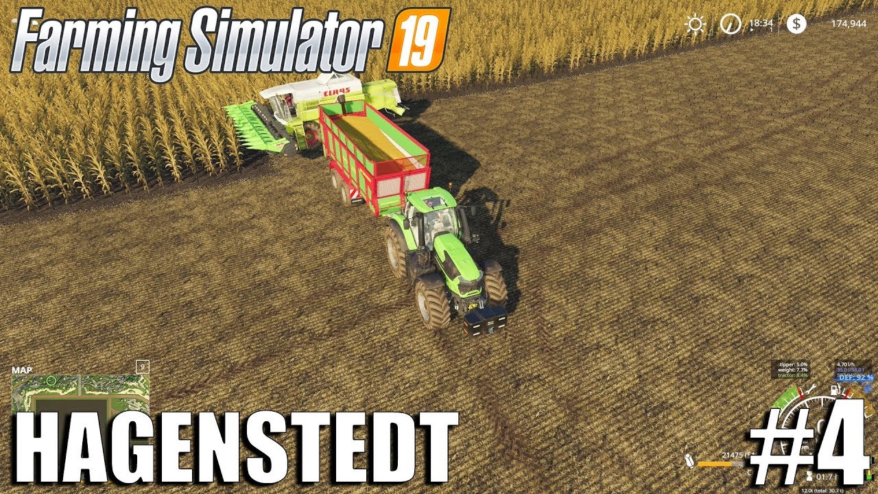 Mega Corn Harvest | Hagenstedt | Timelapse #4 | Farming Simulator 19 Timelapse
