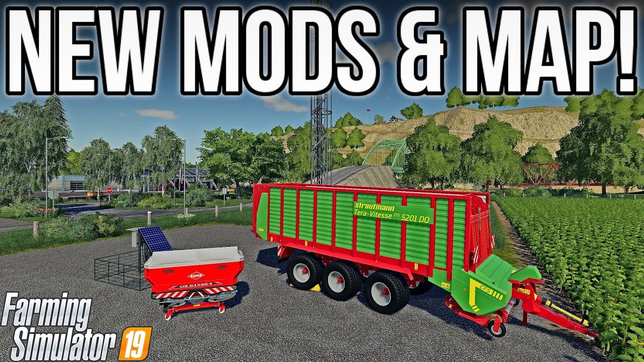 NEW MAP & MODS FOR FARMING SIMULATOR 19!