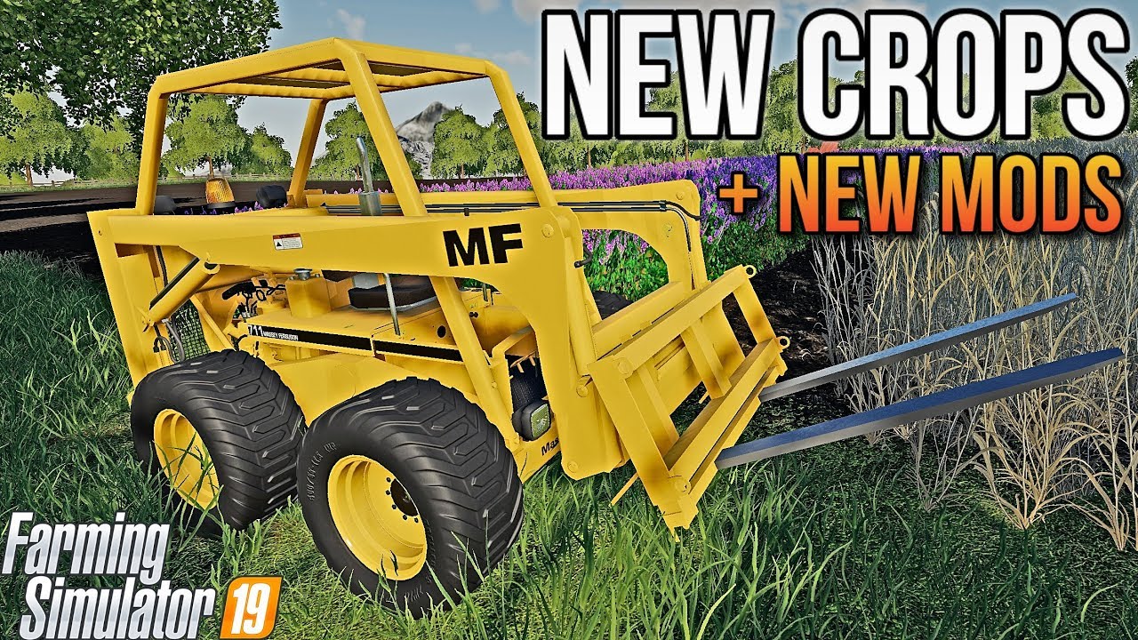 NEW SKIDDER & 2 NEW CROPS! | New Mods & Maps For FS19!