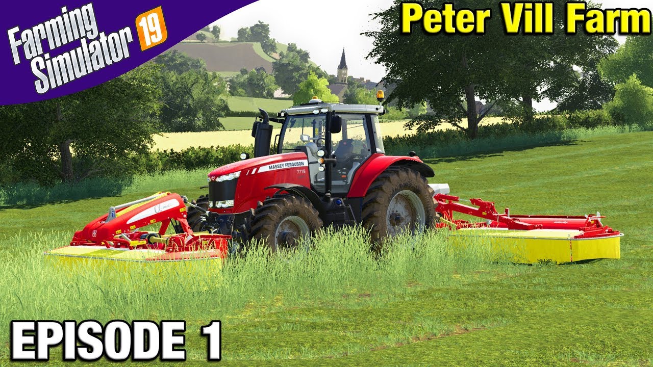 OUR NEW FARM Farming Simulator 19 Timelapse - Peter Vill Farm FS19 Episode 1