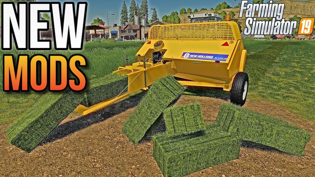 SMALL SQUARE BALER! | New Mods & Updates For FS19
