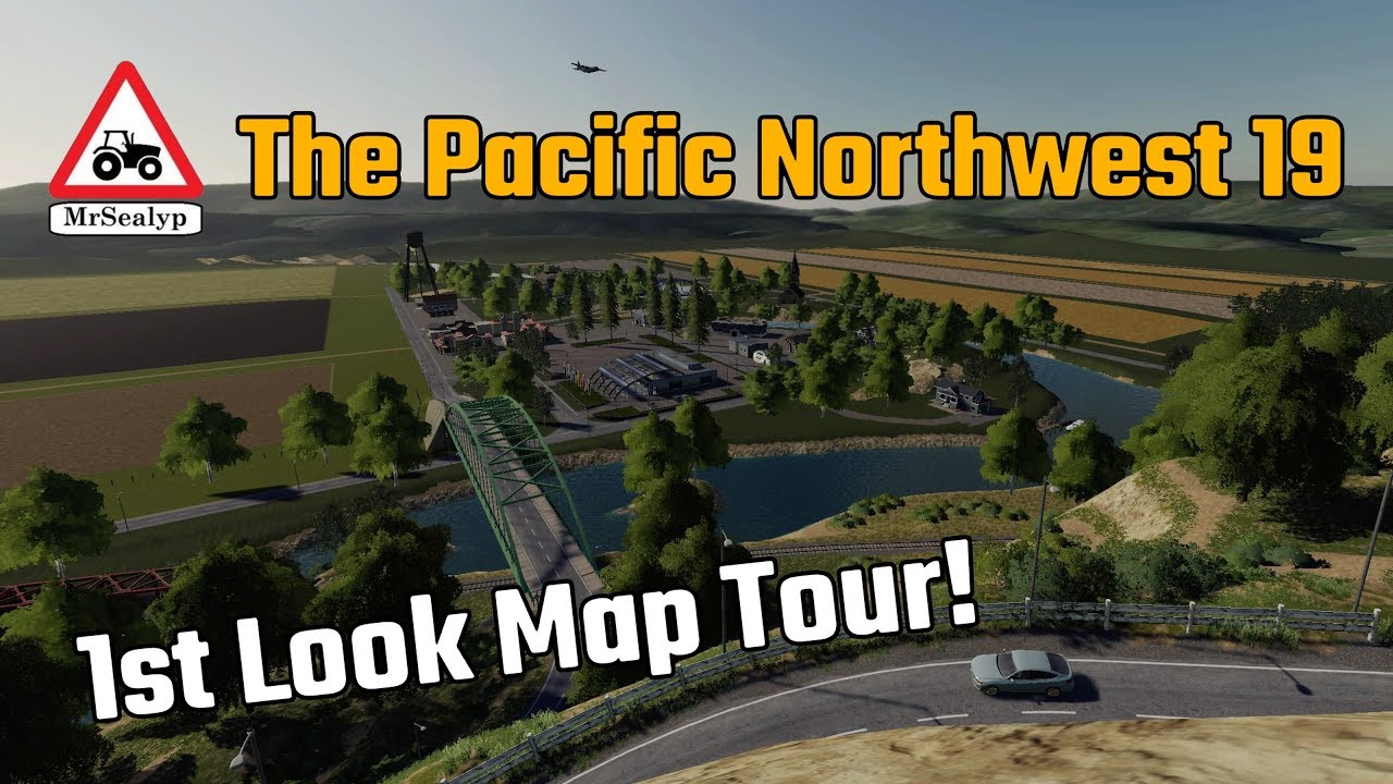 The Pacific Northwest 19, 1st Look Map Tour! Farming Simulator 19, PS4, New to Console!
