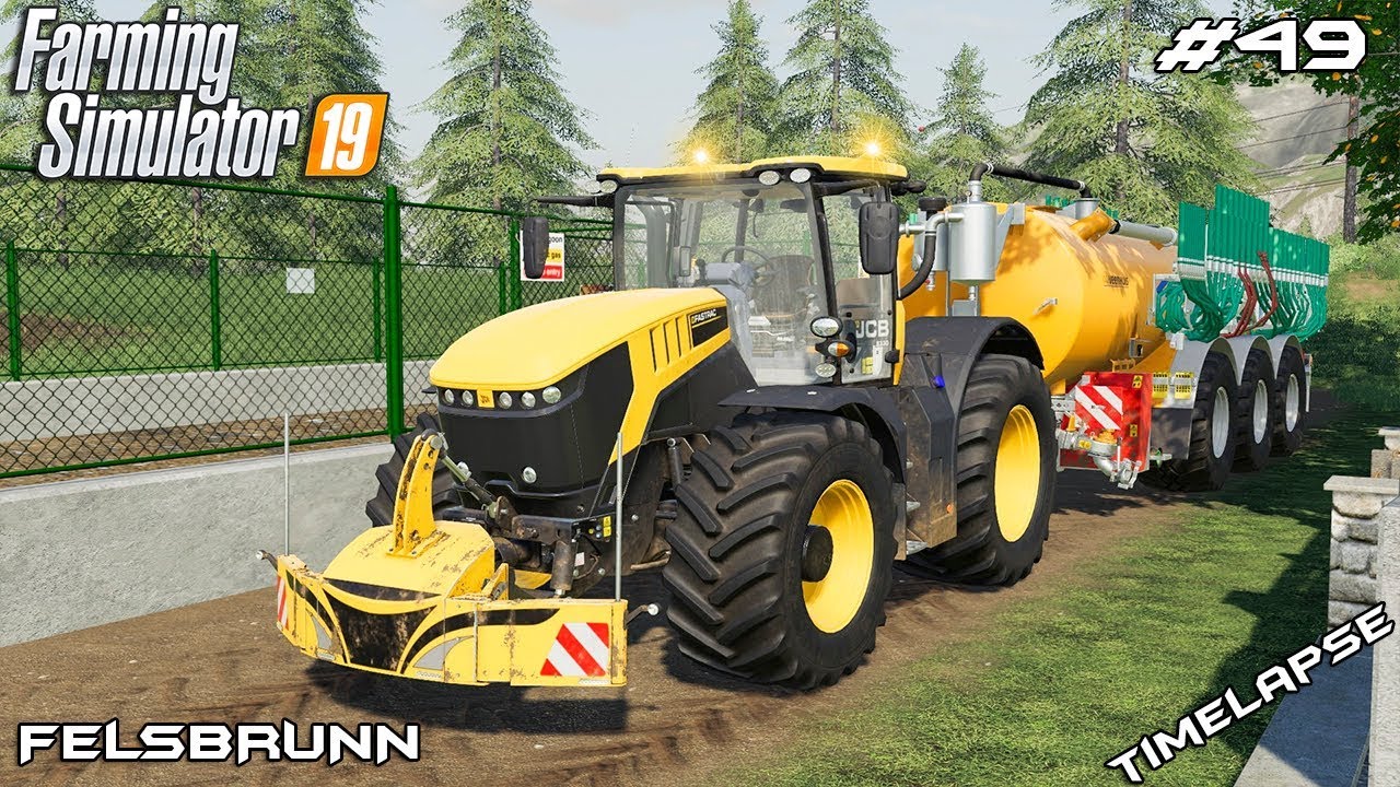 New tractor and slurry spreading | Animals on Felsbrunn | Farming Simulator 19 | Episode 49