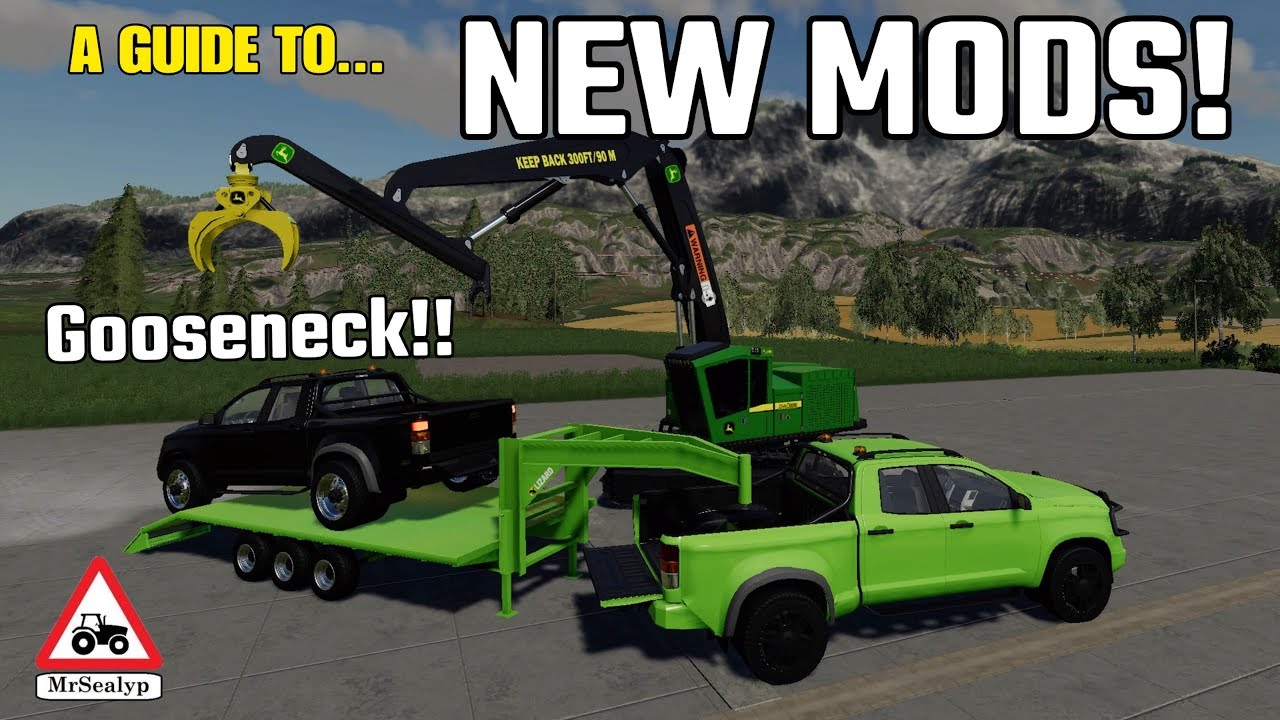 A GUIDE TO... NEW MODS! Gooseneck! 1st July 2019. Farming Simulator 19, PS4, Assistance!