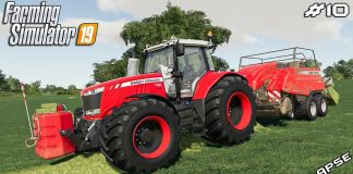 Baling 170 hay bales | Animals on Oakfield Farm | Farming Simulator 19 | Episode 10