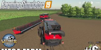 HARVESTING WHEAT, CONTRACTING | WELKER FARMS | FS19 Timelapse #6 | Farming Simulator 19 Timelapse