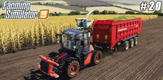 Harvesting corn silage with Syn Trac | Oakfield Farm | Farming simulator 19 | Timelapse #20