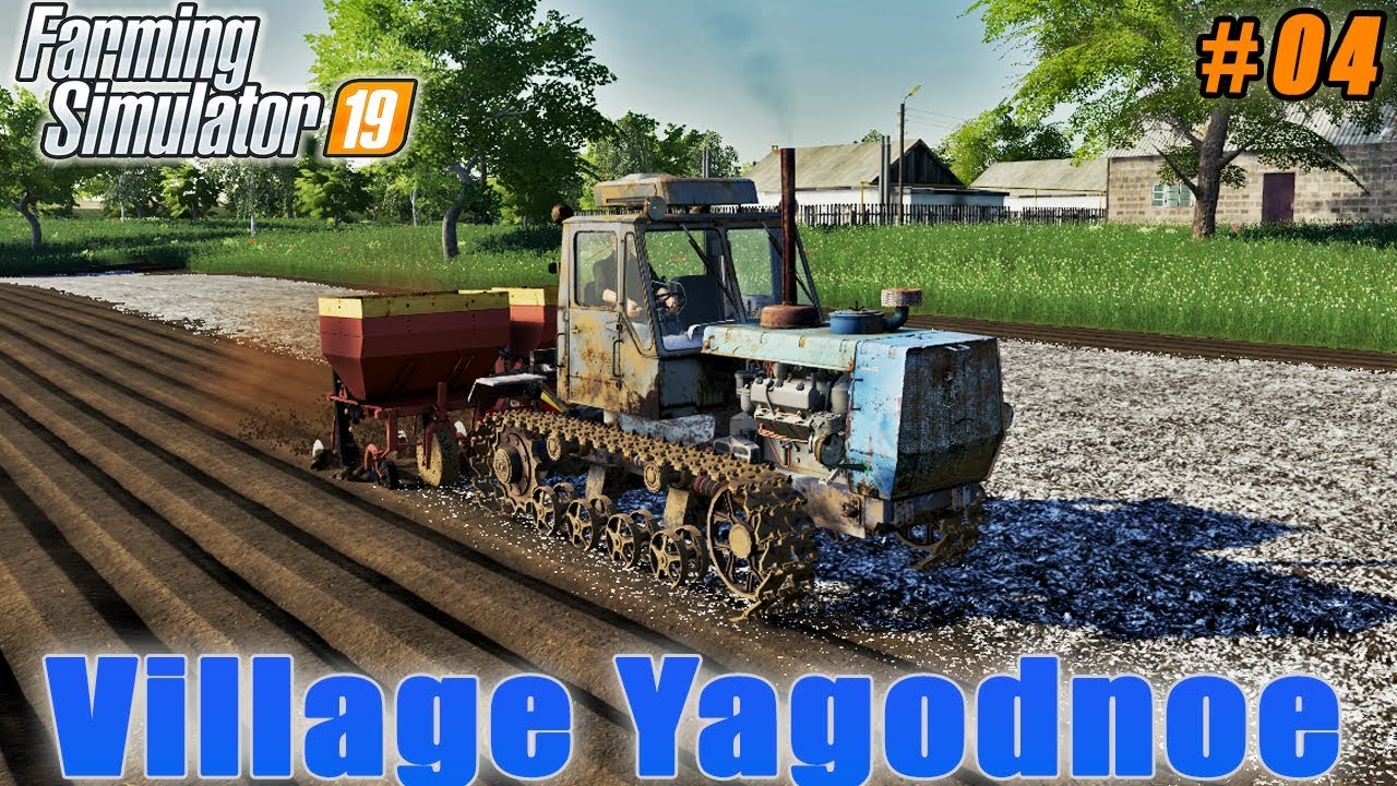 Liming fields, plantng soybeans & potatoes | Farming on Village Yagodnoe | FS 19 | Timelapse #04