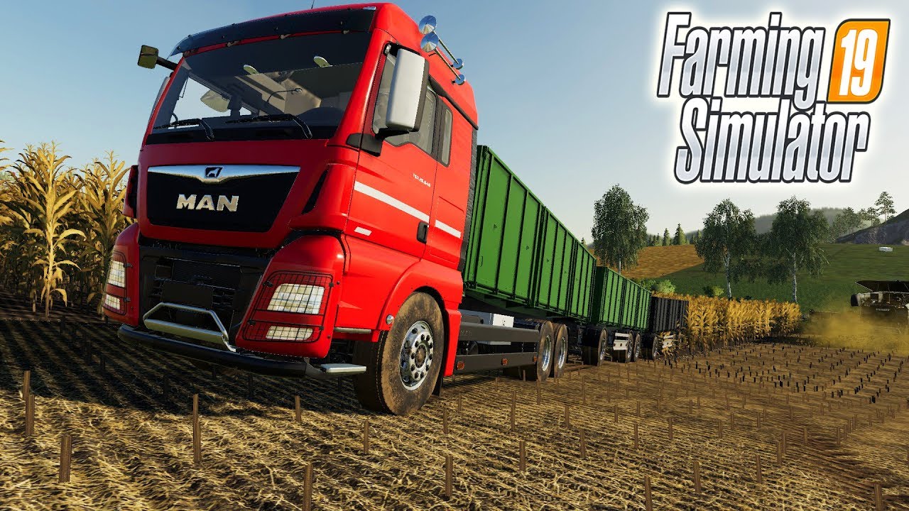 MAN ЗЕРНОВОЗ - ЛУЧШИЙ ДЛЯ ЗЕРНА Farming Simulator 19